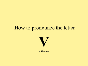 How to pronounce the letter