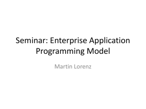 Enterprise Application Programming Model - Hasso-Plattner