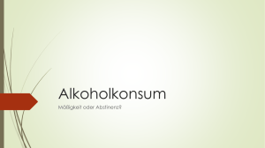 Alkoholkonsum - WordPress.com