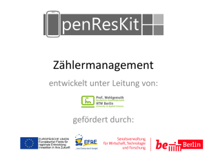 zaehlermanagement - OpenResKit