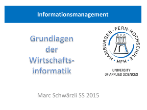 Information als Produkt - Website von Marc Schwärzli