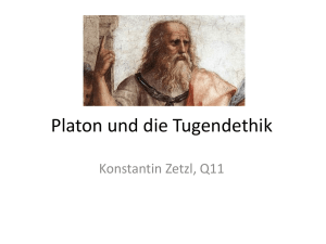 Platon und die Tugendethik