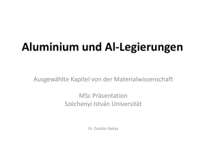 Aluminium und Al-Legierungen