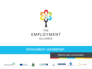 Innovation - Employment Alliance