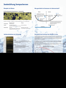 Phosphor im Wasser Der natürliche Kreislauf des Wassers im See