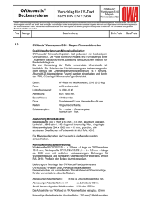 Vorschlag für LV-Text - Odenwald Faserplattenwerk GmbH