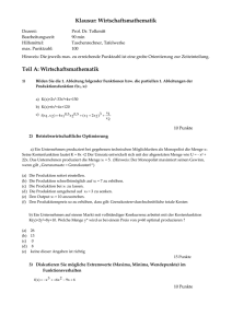Probeklausur - Bildungsportal Sachsen
