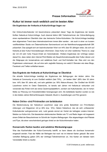 Presseaussendung - Kulturmanagement Blog