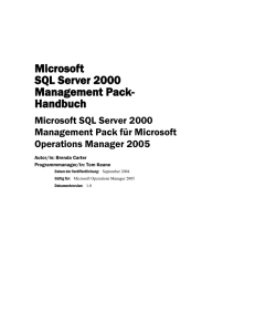 Download: SQL Server 2000 MP Guide