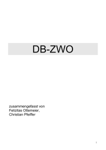 DB-Zusammenfassung - Downloads für den Studiengang WI