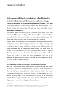 Pressetext: Luvos-Heilerde bei Sodbrennen