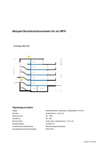 Beispiel Brandschutznachweis MFH /RF 1 (11.12.2014)