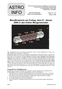 Astro Info # 125 - Sternwarte Gahberg