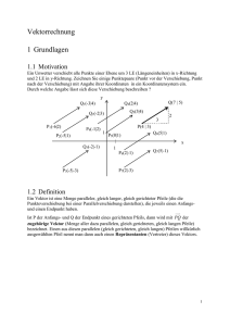 2 Rechnen mit Vektoren