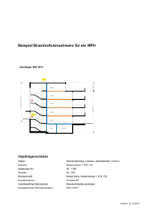 Beispiel Brandschutznachweis MFH / RF 3 (11.12.2014)