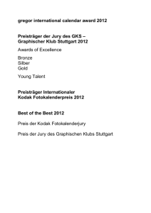 Kalenderschau 2002 - gregor international calendar award