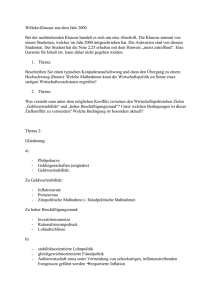 Willeke-Klausur aus dem Jahr 2000 - VWA