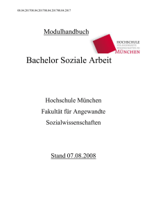 Modulhandbuch - Hochschule München