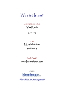 Was ist Islam