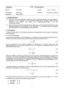 Versuch: M14 – Verteilung zufälliger Fehler