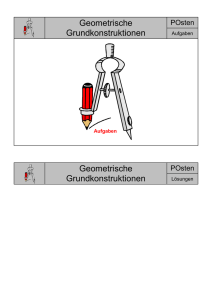 Geometrische Grundkonstruktionen