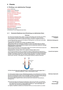 Reaktionen mit elektrischer Energie - HMTC