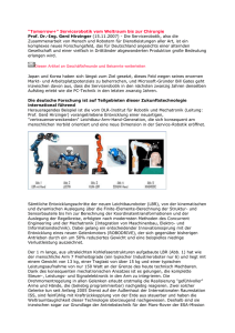 KUKA - Tomorrow Servicerobotik vom Weltraum