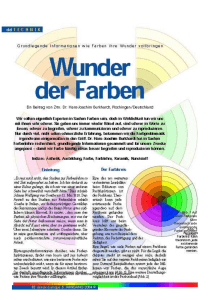 Farbtheorie - Burkhardt Zahntechnik