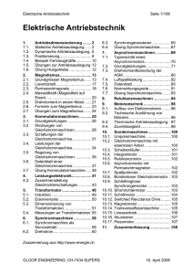 Elektrische Antriebstechnik