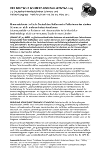 Der Deutsche Schmerz- und Palliativtag 2013 - 2