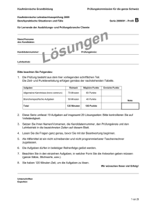 Kaufmännische Lehrabschlussprüfung 2009 / Serie 1 - B