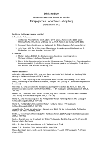 Ethik-Studium - PH Ludwigsburg