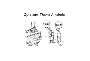 Quiz zum Thema "Alkohole"