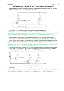 Lösungen zu zweistufigen Transistorschaltungen