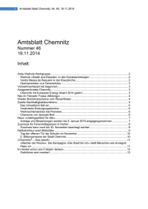 DOC - der Stadt Chemnitz