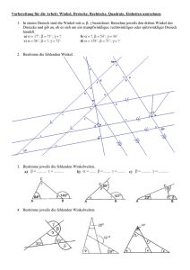 Vorbereitung für 4. Klassenarbeit – Dreiecke