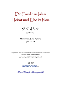 Die Familie im Islam