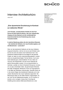 Pressemitteilung - Schüco International KG