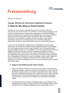 Tipps für die Einführung der Smart Factory - Copa-Data