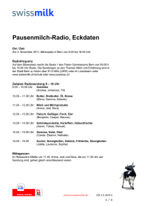 Pausenmilch-Radio, Eckdaten