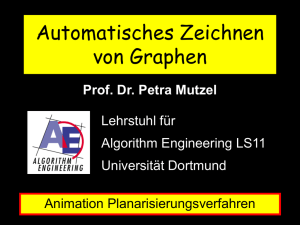 Animation Planarisierung - Chair 11: ALGORITHM ENGINEERING