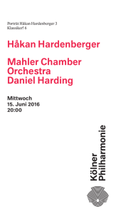 Håkan Hardenberger Mahler Chamber Orchestra Daniel Harding