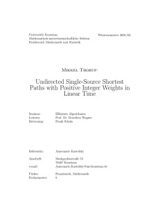 Undirected Single-Source Shortest Paths with Positive Integer