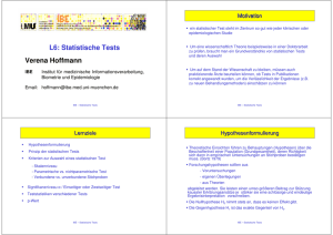 Statistische Tests