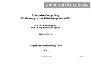 SQL - z/OS und OS/390