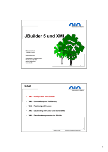 JBuilder 5 und XML