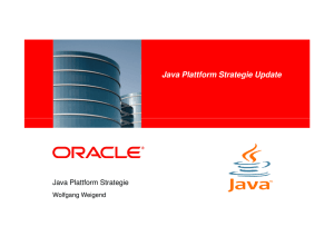 Java Plattform Strategie Update