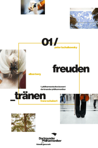 01 / freuden _tränen - Dortmunder Philharmoniker