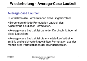 Wiederholung - Average