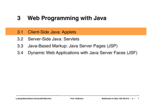 3 Web Programming with Java